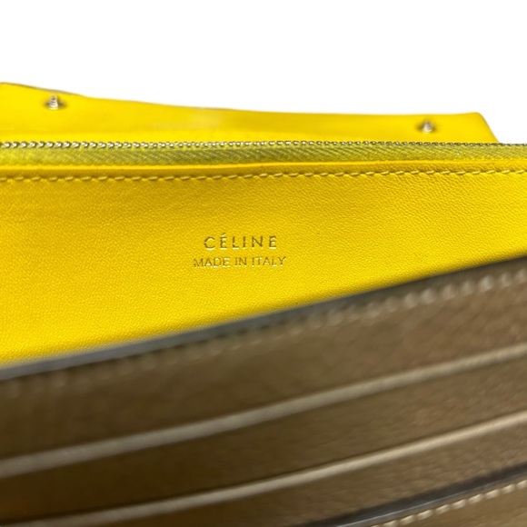 CELINE Taupe Continental Long Wallet - Full Inclusion - Picture 4 of 8